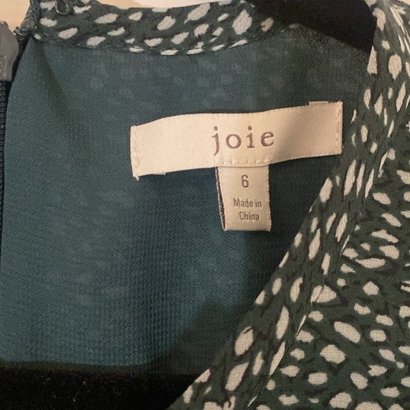 Joie Garonne Batwing-Sleeve Printed Silk Dress - Picture 10 of 14